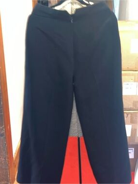 Whistles Black Wide-Leg Trousers